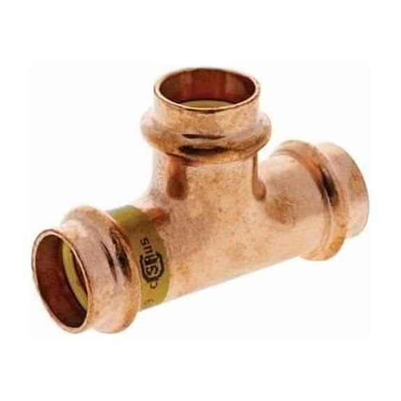 Nibco Tee, Copper, Press-fit 1/2", 1/2", 1/2" 9097200HPC