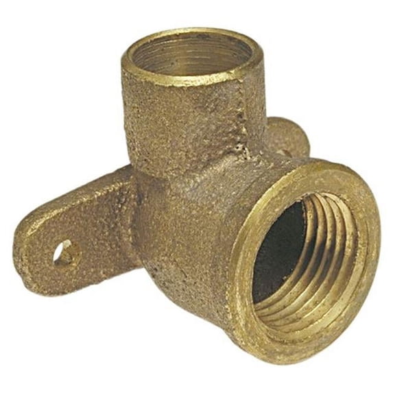 Nibco 3/4" NOM C x 1/2" FNPT 90 Degree Drop Ear Reducing Elbow 70735R 3/4x1/2