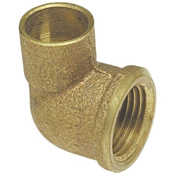 Nibco Reducing Elbow,Cast Bronze,C x FNPT 7073R 1/2X3/4