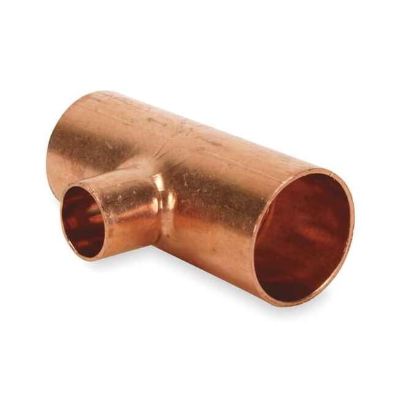 Nibco Reducing Tee,Wrot Cu,1-1/4"x1-1/4"x3/4" 611 11/4X11/4X3/4