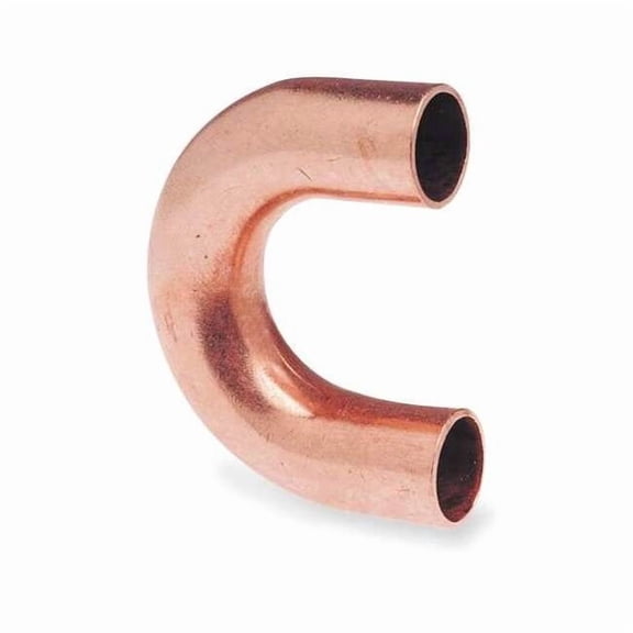Nibco Return Bend,Wrot Copper,3/8" Tube,CxC U638 3/8