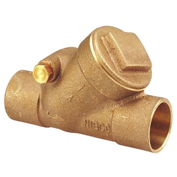 Nibco S413B34 0.75 in. NP Bronze Class 125 lbs Threaded Swing Check Valve