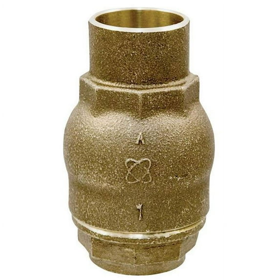 Nibco S480YLF2 2 in. Lead Free 250 PSI Cwp SWT Vertical Check Valve in Bronze