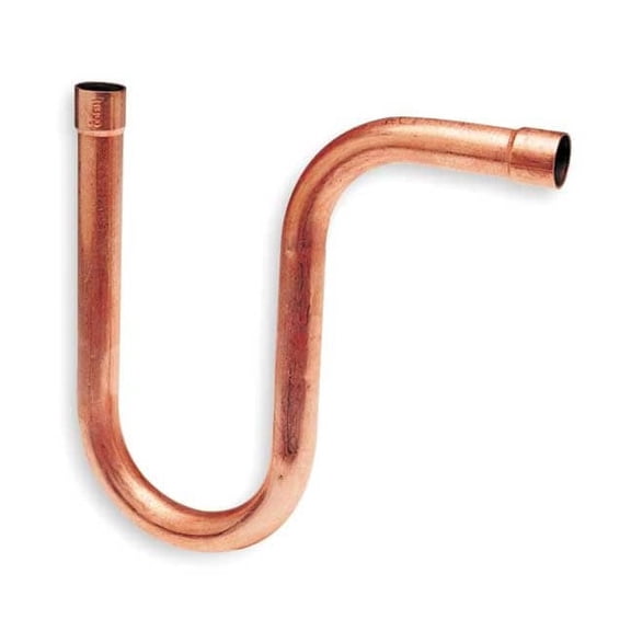 Nibco Suction Line P-Trap,Wrot Copper,C x C 698 1/2
