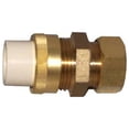 thumbnail image 1 of Nibco T00350L Compression Pipe Union, 1/2 In. Slip x Brass - Quantity 1, 1 of 1