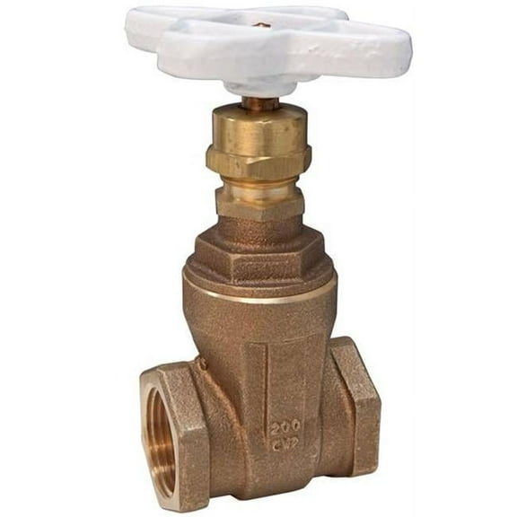 Nibco T113LF2 2 in. Lead Free Threaded No.300 CWP Non-Rising Stem Gate Valve in Bronze