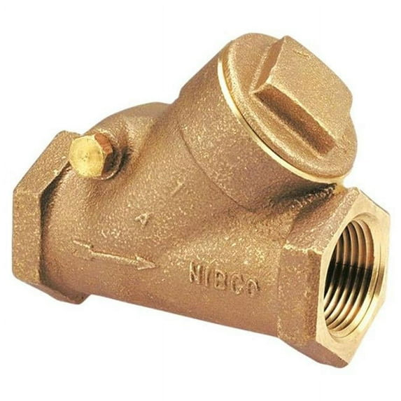 Nibco T473B34 0.375 in. NP Bronze Class 300 lbs Threaded Check Valve