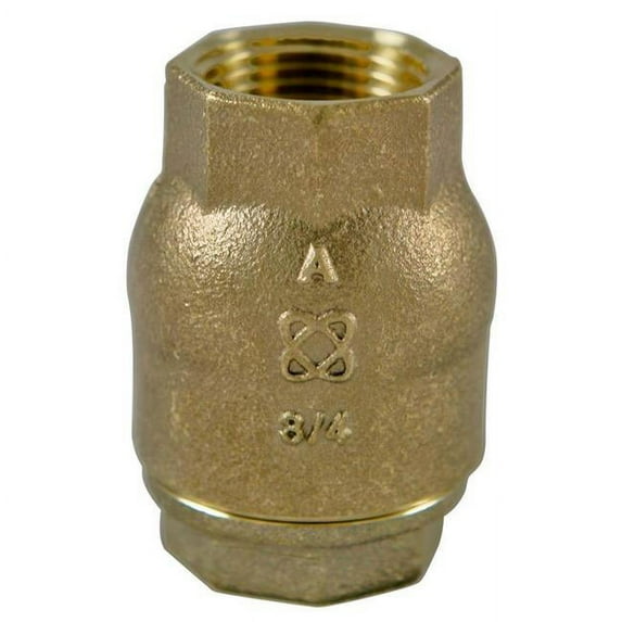 Nibco T480YLF12 12 in. Lead Free 250 PSI Threaded Vertical PTFE Check Valve in Bronze