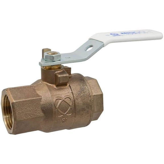 Nibco T58580LF2 2 in. Lead Free Bronze 600 PSI Threaded Full Port Ball Valve