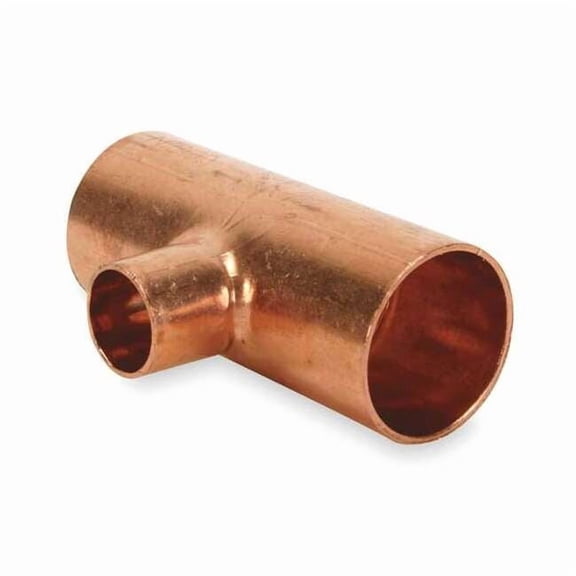 Nibco 611R33212 3 x 3 x 2-12 in. Wrot Brass Reducing Coupling Tee