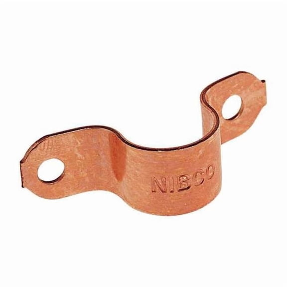 Nibco Tube Strap,Two-Hole,Copper 624 5/8