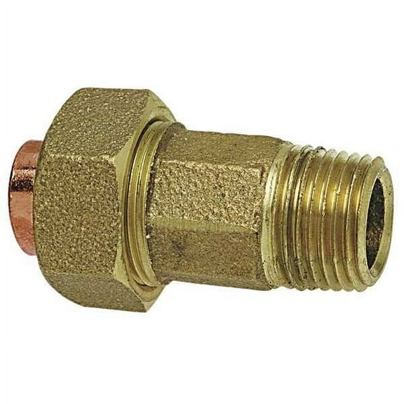 Nibco Union,LL Cast Bronze,1-1/4" Tube,CxMNPT 7334LF-114