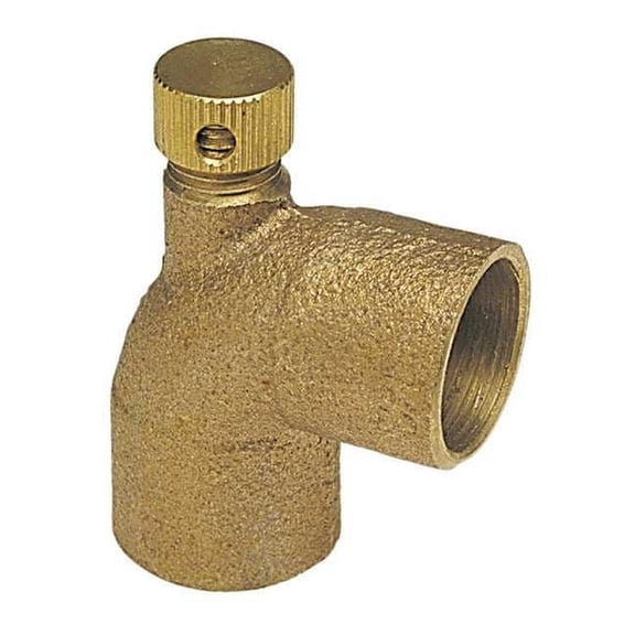 Nibco Vent Elbow,Cast Bronze,3/4" Tube,CxC 705D 3/4