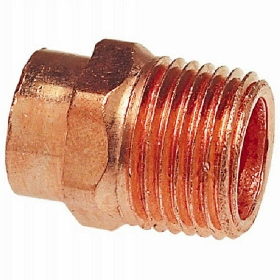 Nibco W01200T 1/2" CxM Male Pipe Thread Copper Adapter - Quantity of 50