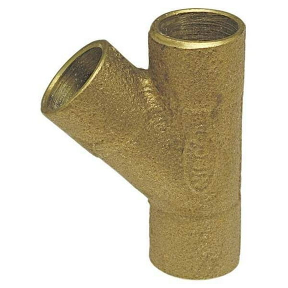 Nibco Wye,45 Deg.,Cast Bronze,3/4" Tube,CxCxC 749 3/4