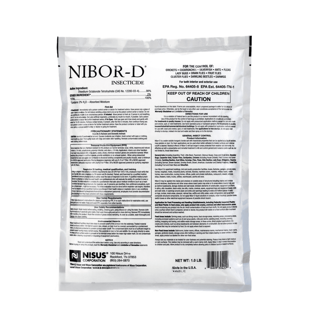 NiborD Insecticide For Kitchen Drains & Equipment 1 lb Pouch by