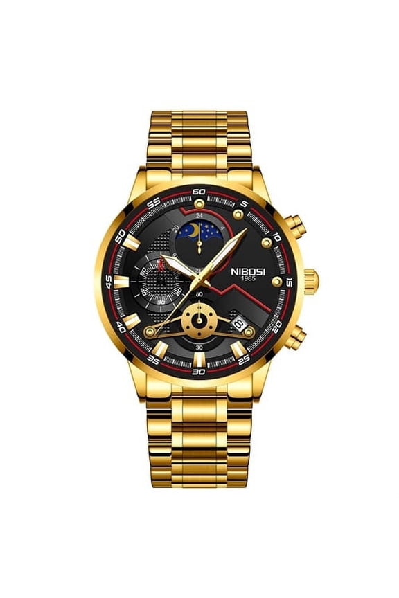 2022 Men Watch Top Luxury Brand Quartz Mens Watches Chronograph Gold Reloj Hombre Sport Wristwatch Man Relogio Masculino - Quartz Wristwatches