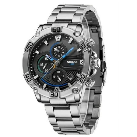 Nibosi 2022 New Watch For Men Luxury Gold Fashion Quartz Clock Analog Chronograph Sport Waterproof Wristwatch Relogio Masculino - Quartz Wristwatches