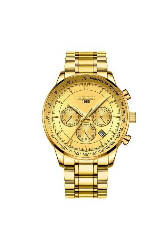 Gold Mens Watches Top Brand Luxury Sport Quartz Dress Clock Waterproof Military Blue Wrist Watch Men Relogio Masculino - Quartz Wristwatches