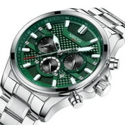 Nibosi Men Fashion Gold Watch For Men Top Brand Luxury Quartz Mens Watches Mesh Waterproof Sport Chronograph Relogio Masculino - Quartz Wristwatches