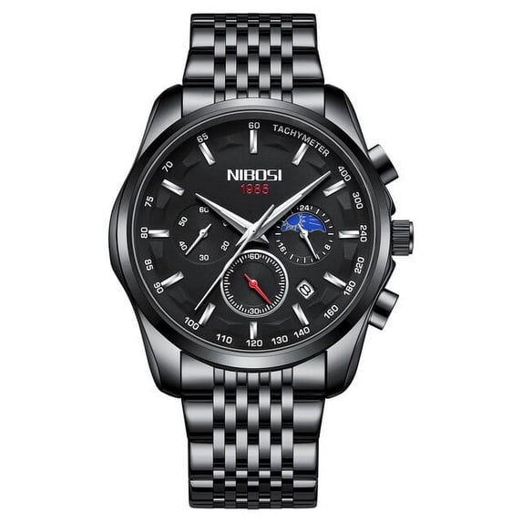 Nibosi New Luxury Brand Fashion Chronograph Quartz Men Watch Business Sport Waterproof Watch Men Male Clocks Relogio Masculino - Quartz Wristwatches