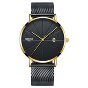 Nibosi Ultra Thin Fashion Men Watch Top Luxury Brand Business Quartz Watches Waterproof Sports Watch Men Clock Relogio Masculino - Quartz Wristwatches