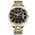 thumbnail image 1 of Nibosi Watch Brand Quartz Watch Men Sports Watches Men Steel Military Clock Waterproof Gold 2022 Wrist Watch Relogio Masculino - Quartz Wristwatches, 1 of 6
