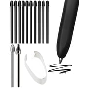 Nibs Tips Soft Metal Replacement For Samsung Galaxy Tab S10 Ultra Spen S9 S8 S7 S10+ S9+ S8+ Tab S9 Ultra S6 Lite S24 S23 S22 Ultra Note 9 Note 8 S Pen King Write + Tool, 10Pcs Standard + 2 Pcs Metal