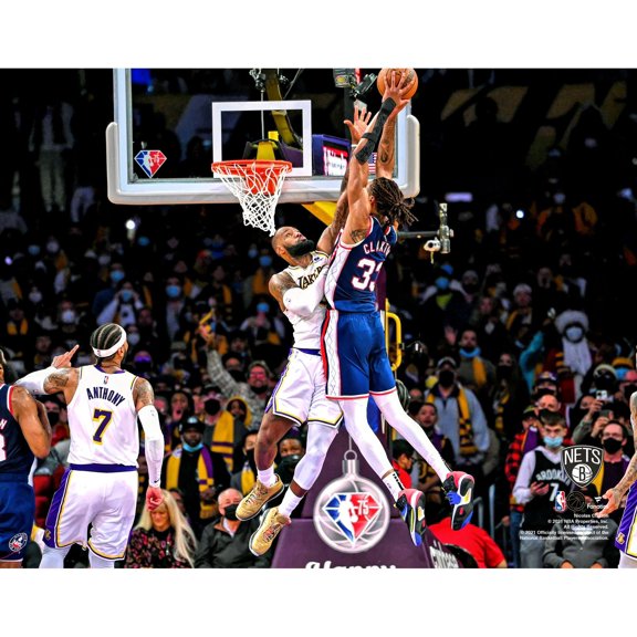 Nicolas Claxton Brooklyn Nets Dunk Against Lakers Photograph