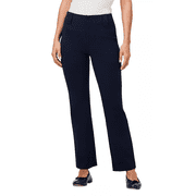 Nic+Zoe DARK INDIGO Womens Demi Bootcut Ankle Pants, US 2