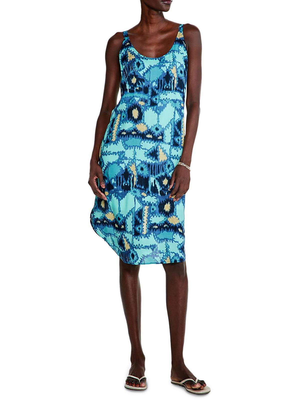 Nic + Zoe Womens Summer Knee Midi Dress - Walmart.com
