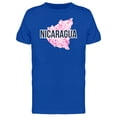thumbnail image 1 of Nicaragua Dotted Map Ts Tee Men's -Image by Shutterstock, 1 of 1