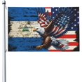 Nicaragua Nicaraguans American Flag American Eagle 3x5 Ft Breeze Banner ...