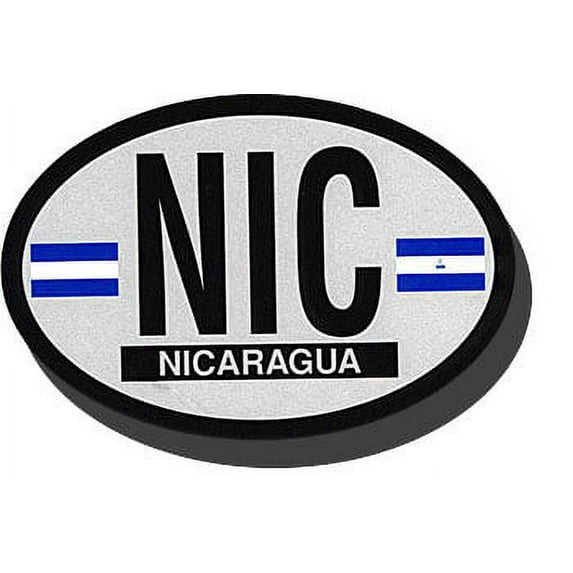 Nicaragua Oval Decal