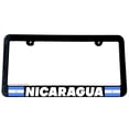 thumbnail image 1 of Nicaragua World Country Flag Car Truck Auto License Plate Frame, 1 of 2