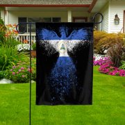Nicaraguan Flag With Eagle Painting - Proud Nicaragua Garden Flag 11.5x17.5 Double-Sided Decorative Polyester Indoor/Outdoor Flag