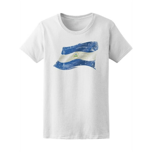 Nicaraguan Grunge Flag T-Shirt Men -Image by Shutterstock, Male 3X-Large