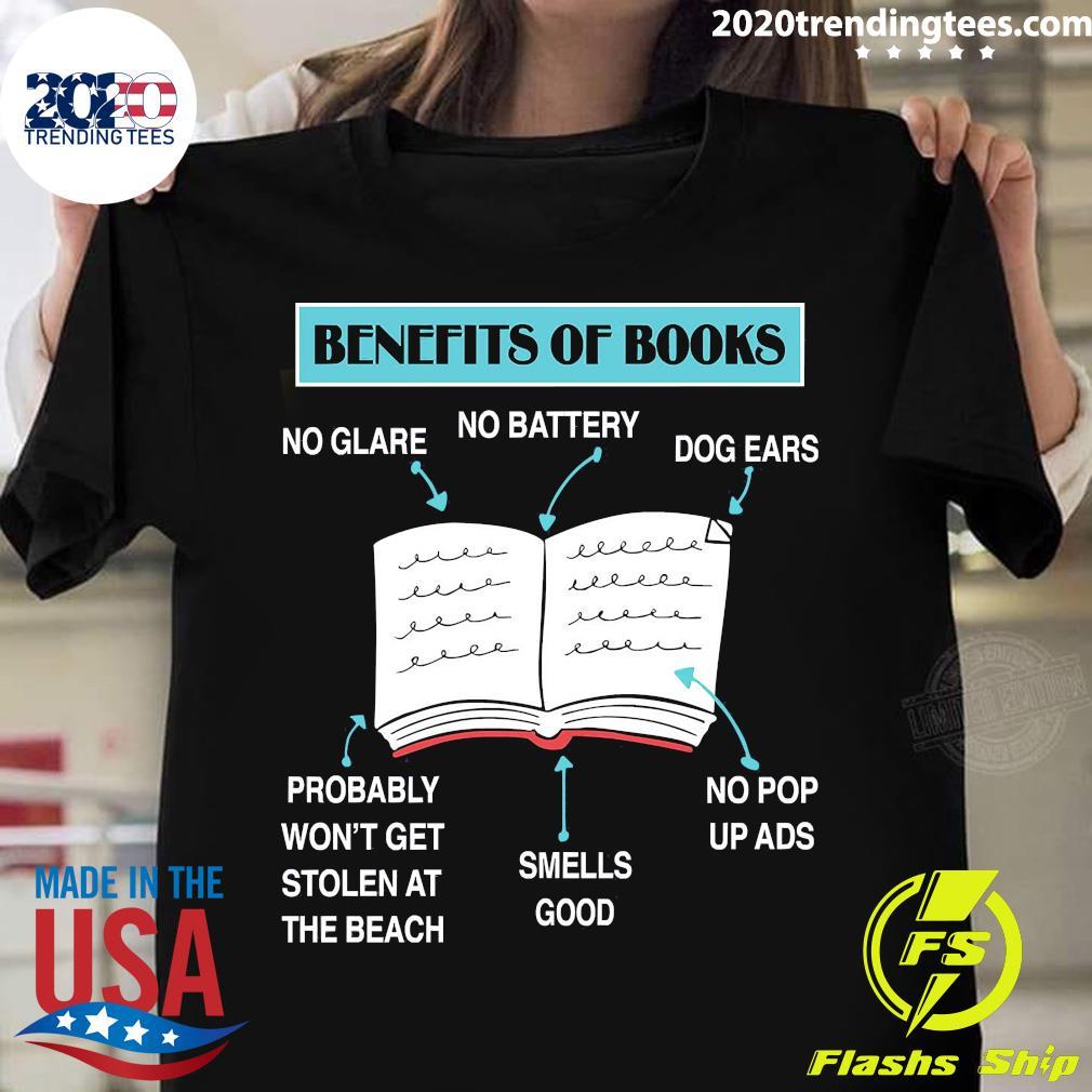 Nice Benefits Of Book No Galare Shirt