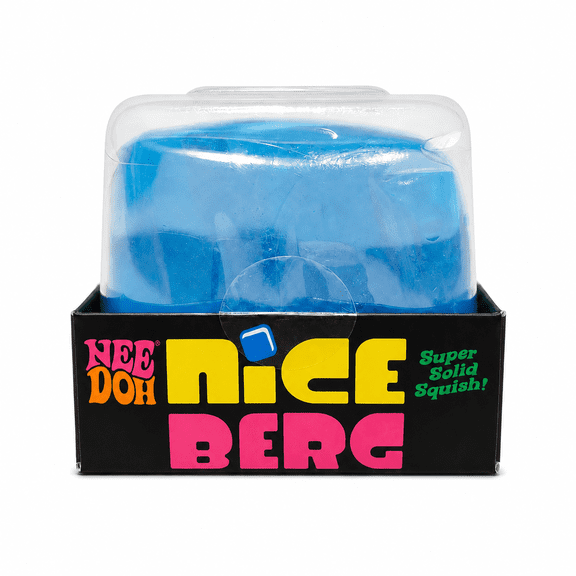 Nice Berg Super Solid Squish Sensory Fidget Stress Ball, Blue
