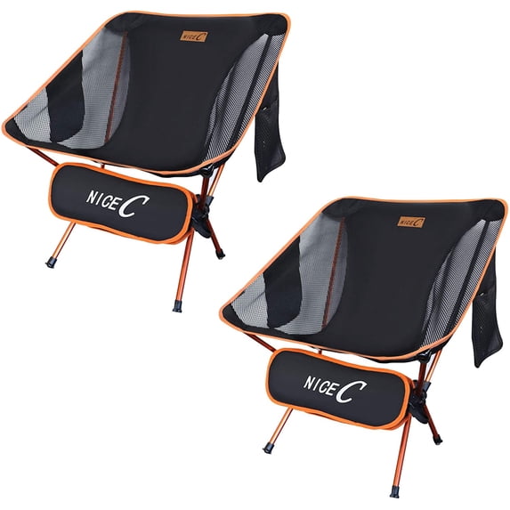 Nice C Camping Chairs, Orange