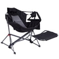 thumbnail image 1 of Nice C Hammock Camping Chair with Footrest, Steel, Black, 1 of 7
