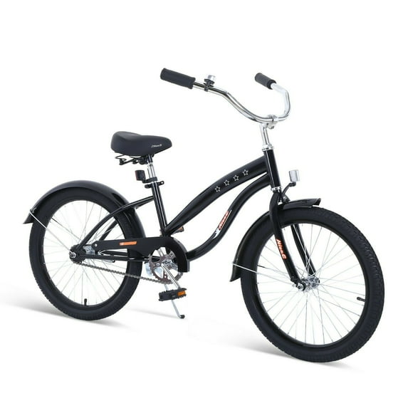 Nice C Kids Bike with Coaster Brake, Boys Girls 12 14 16 18 20 inch (20 inch Black)