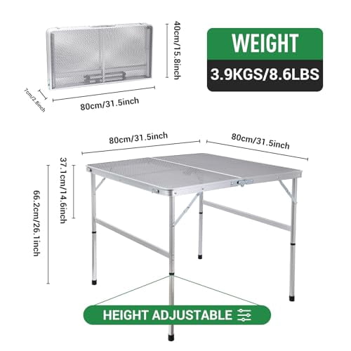 Nice C Square Table for Grill, Folding Table, Camping Table, Outdoor ...