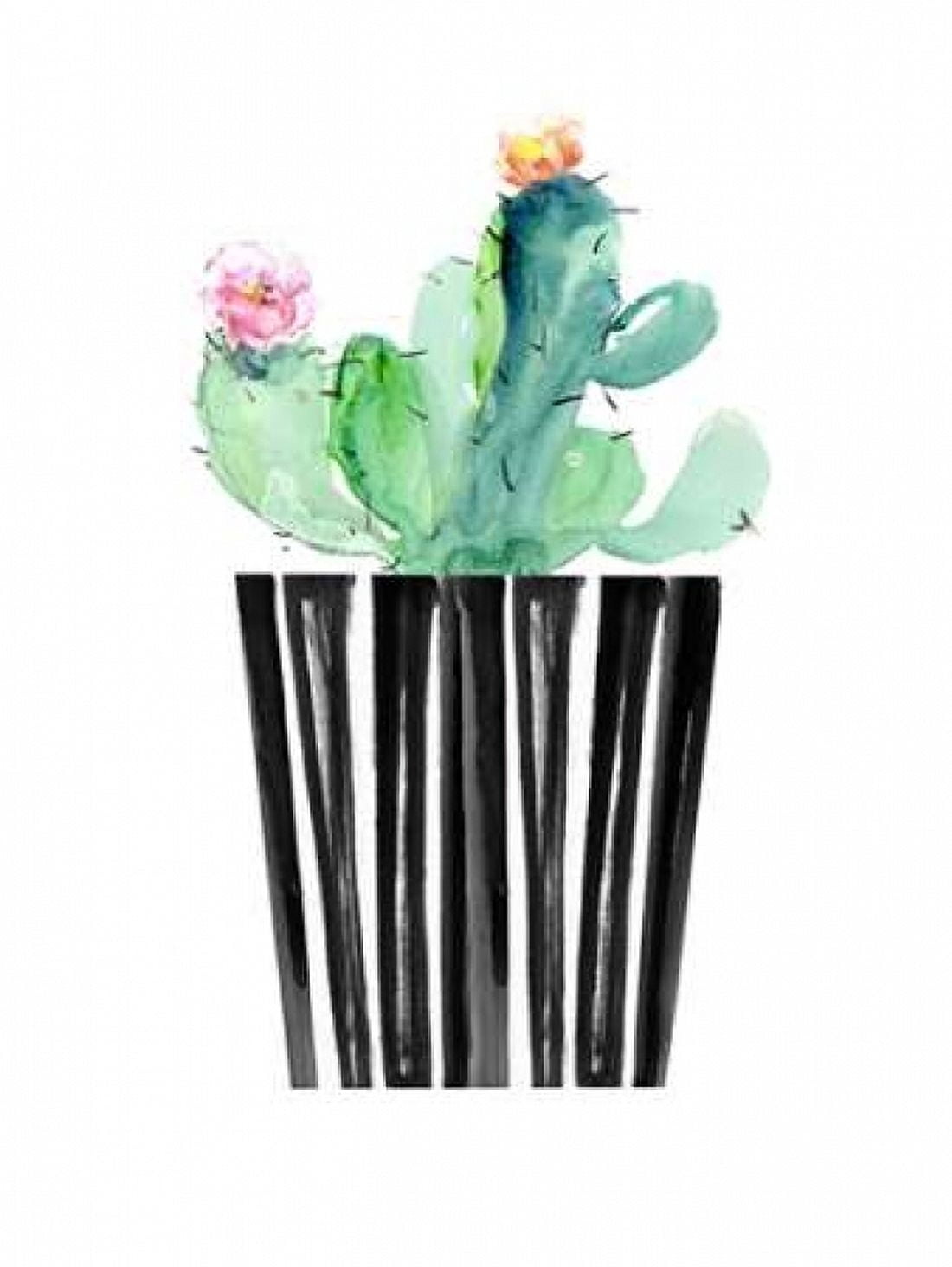 Nice Cactus Canvas Art - Dakota London (18 x 24)