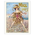 thumbnail image 1 of Nice Carnival 1915 - Vintage Carnival Poster by Gustav-Adolf Mossa c.1914 - Fine Art Matte Paper Print (Unframed) 16x20in, 1 of 4