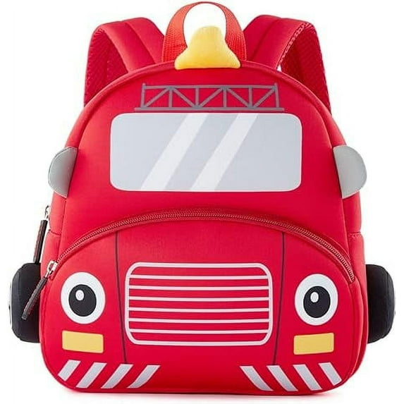 Nice Choice Cute Toddler Baby Girls Preschool Daycare Backpack Bookbag Schoolbag for Kids Girls Boys (FireEngine)