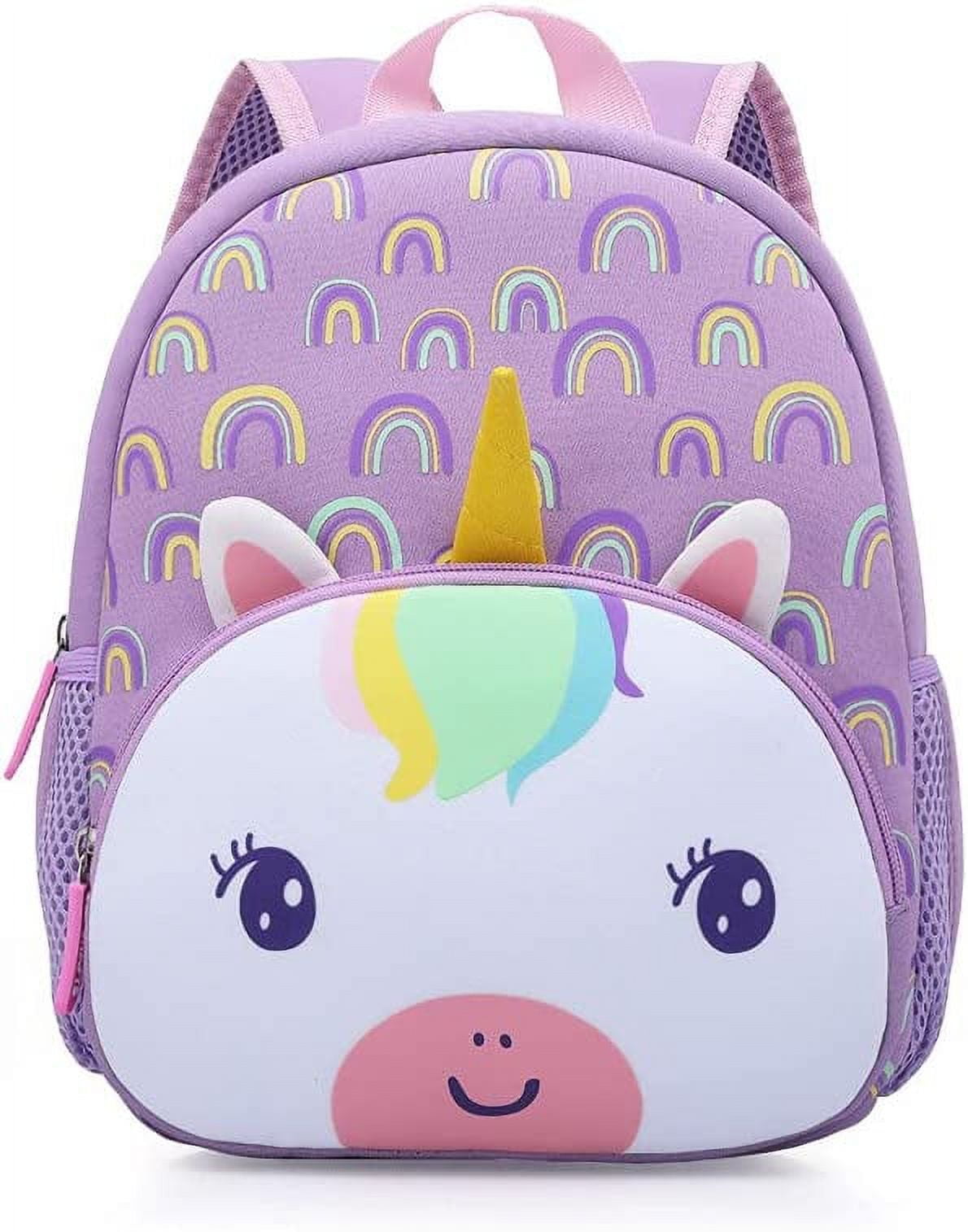 Kids Unicorn Backpack For Girls Rainbow School Bag