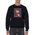 thumbnail image 1 of Nice Christmas Sock Sweatshirt Men -Smartprints Designs, Male 5X-Large, 1 of 4
