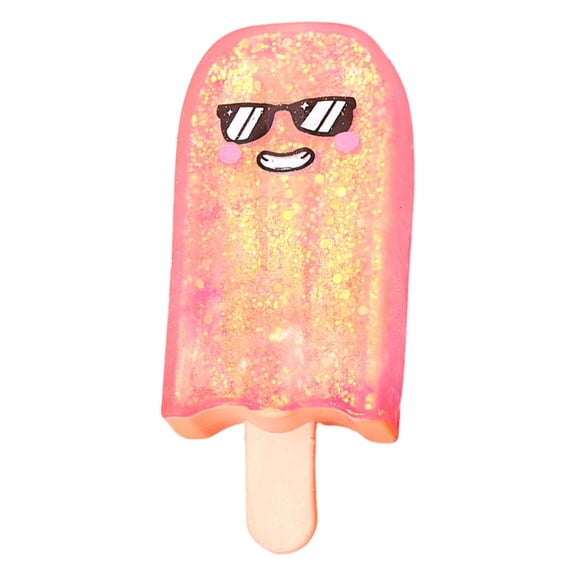 Nice Cream Squishy, Cube Squishies Anxiety Stress Relief, Ice Squishy Stress Cube-Drop Malt Sugar Balls, Sensory Toys for Autism, Fidgets for Stress Relief Pink