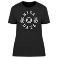 thumbnail image 1 of Nice Days Face And Victory T-Shirt Women -Image by Shutterstock, Female x-Large, 1 of 4